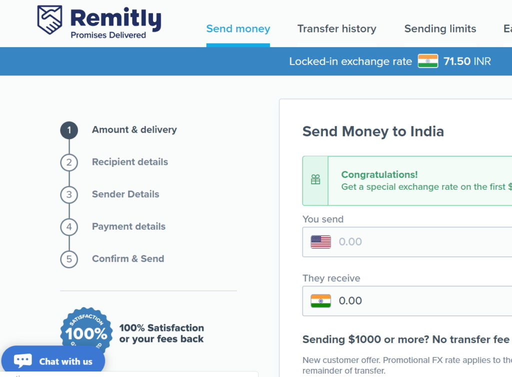 remitly reference number tracking app