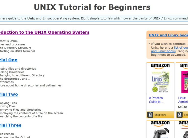 UNIX Tutorial For Beginners - Research Stash