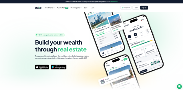 Stake_Build your wealth through real estate_Research_Stash